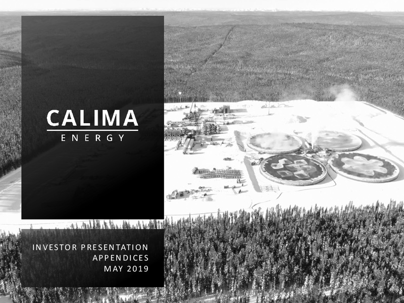 May 2019 Investor Presentation – Calima Energy Inc. – slide 15