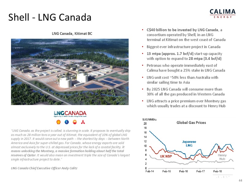 May 2019 Investor Presentation – Calima Energy Inc. – slide 44