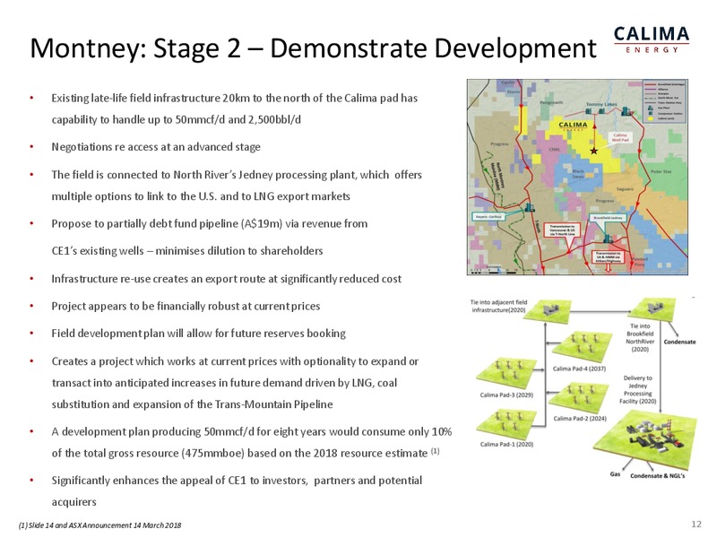 June 2019 Investor Presentation – Calima Energy Inc. – slide 12