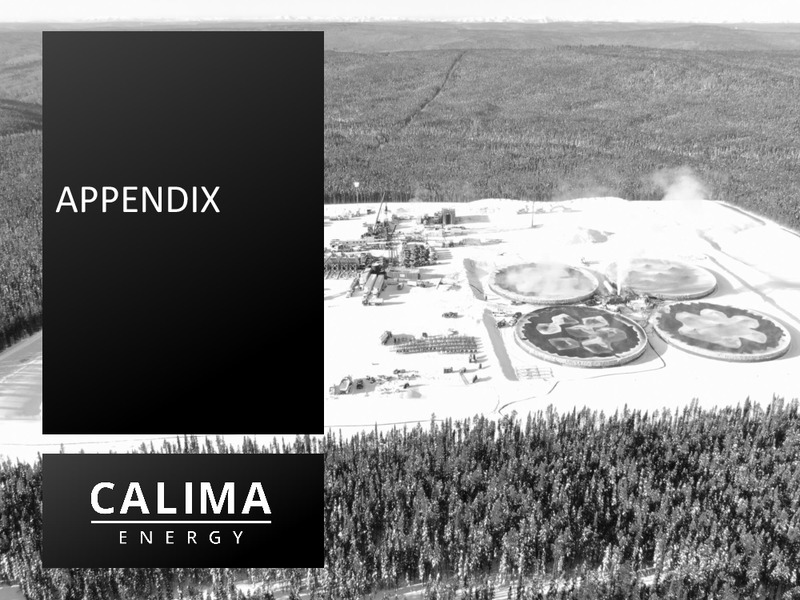 June 2019 Investor Presentation – Calima Energy Inc. – slide 17