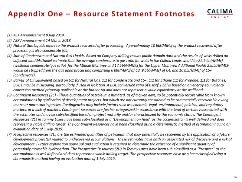 Good Oil Conference – Calima Energy Inc. – slide 16