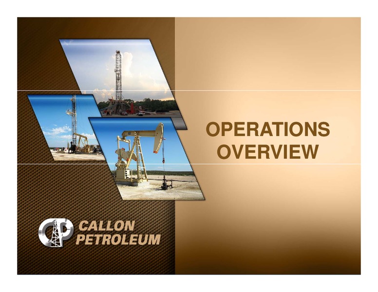 Howard Weil 39th Annual Energy Conference – Callon Petroleum Co. – slide 4
