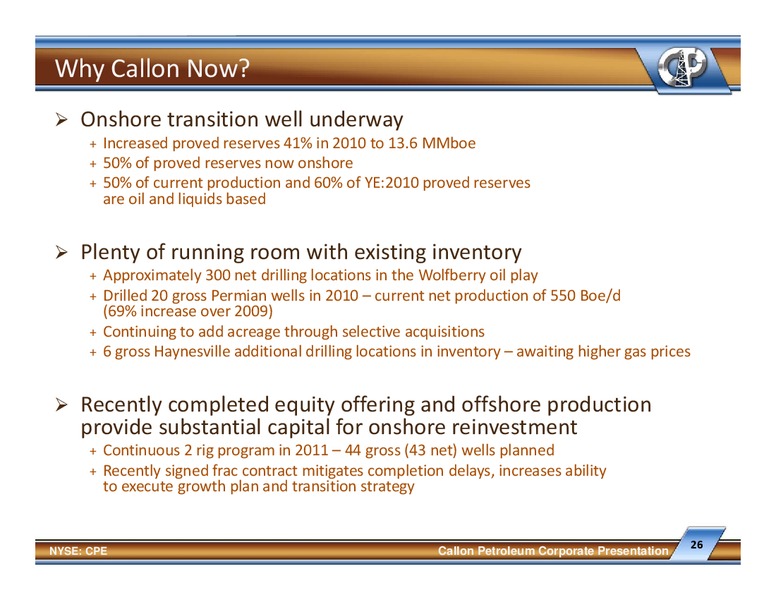 Howard Weil 39th Annual Energy Conference – Callon Petroleum Co. – slide 25