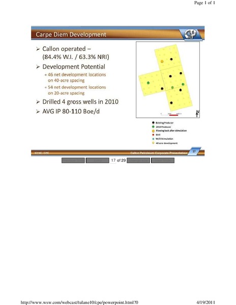 15th Annual Burkenroad Reports Investment Conference – Callon Petroleum Co. – slide 17