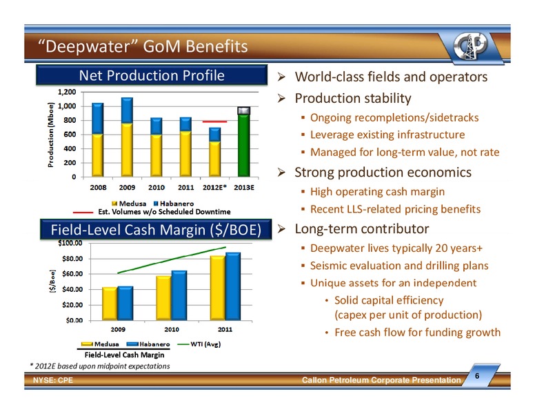IPAA 2012 Oil Gas Investment Symposium – Callon Petroleum Co. – slide 5
