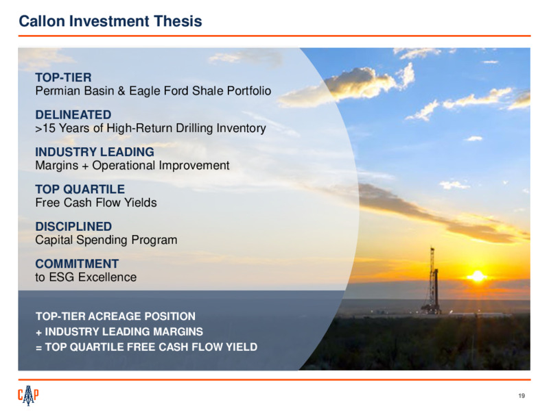 June 2022 Investor Presentation – Callon Petroleum Co. – slide 18