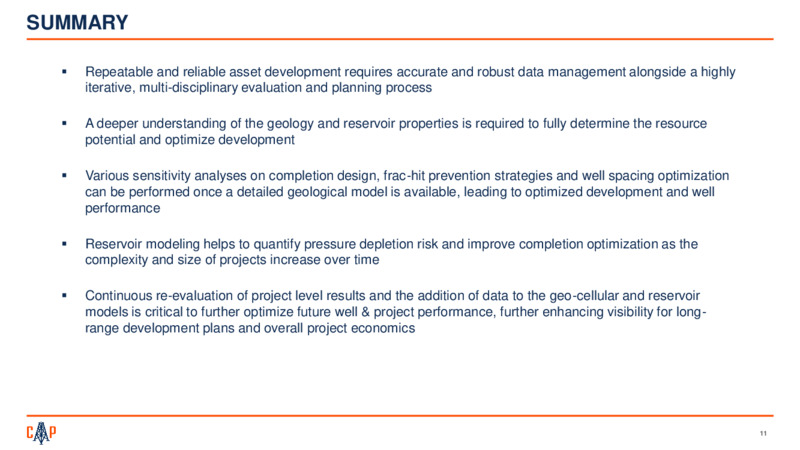 Dug Permian Conference Presentation – Callon Petroleum Co. – slide 11