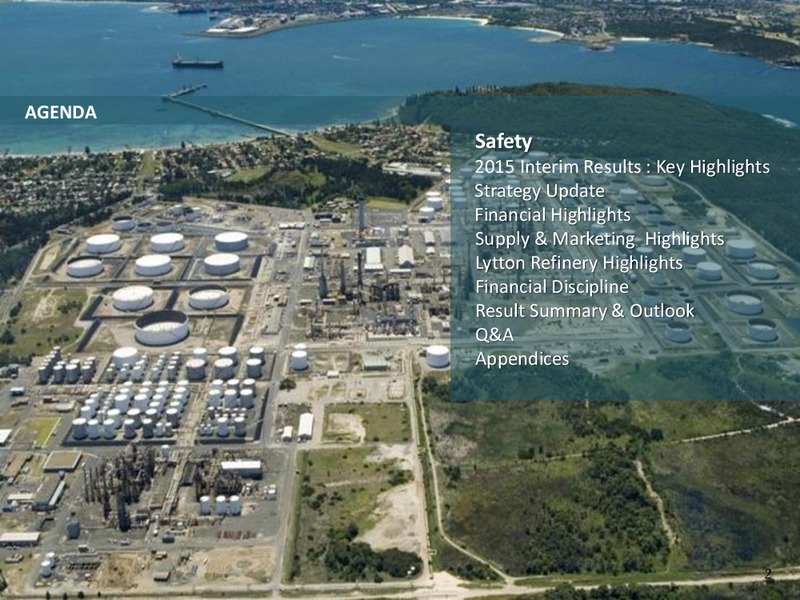 August 2015 Investor Presentation – Caltex Australia – slide 2