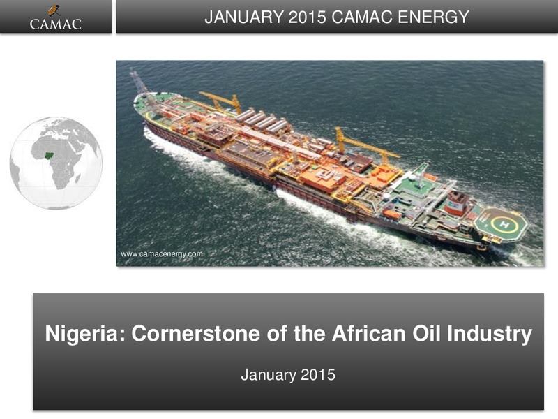 JANUARY 2015 INVESTOR PRESENTATION – Camac Energy – slide 6