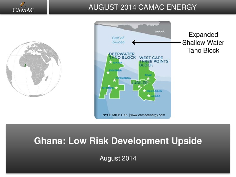 ENERCOMS THE OIL & GAS CONFERENCE – Camac Energy – slide 13
