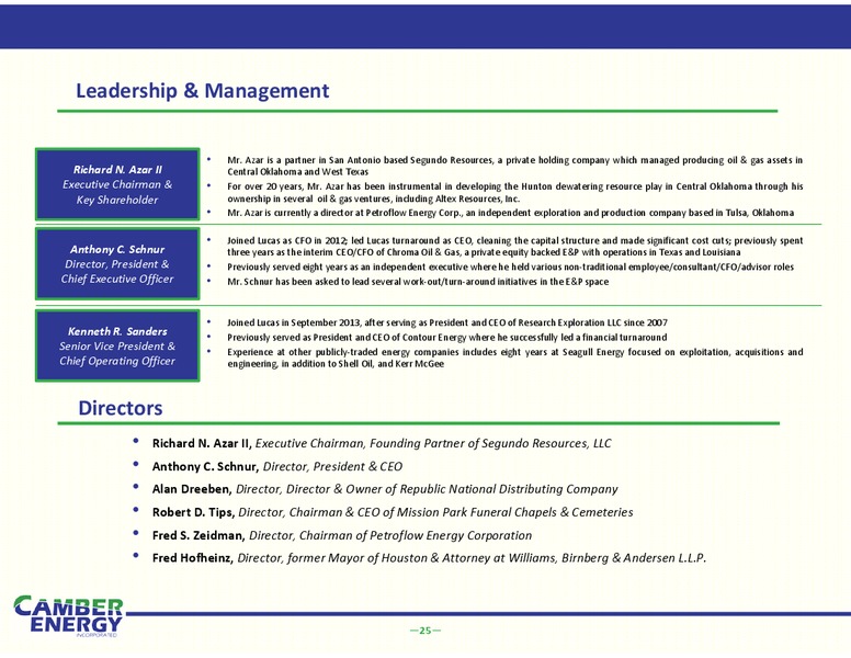 IPAA – Camber Energy Inc. – slide 22