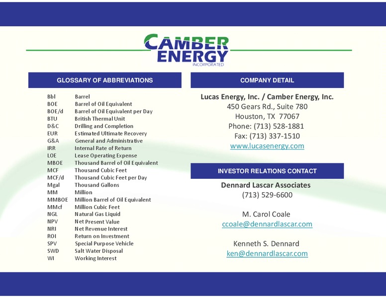 IPAA – Camber Energy Inc. – slide 23