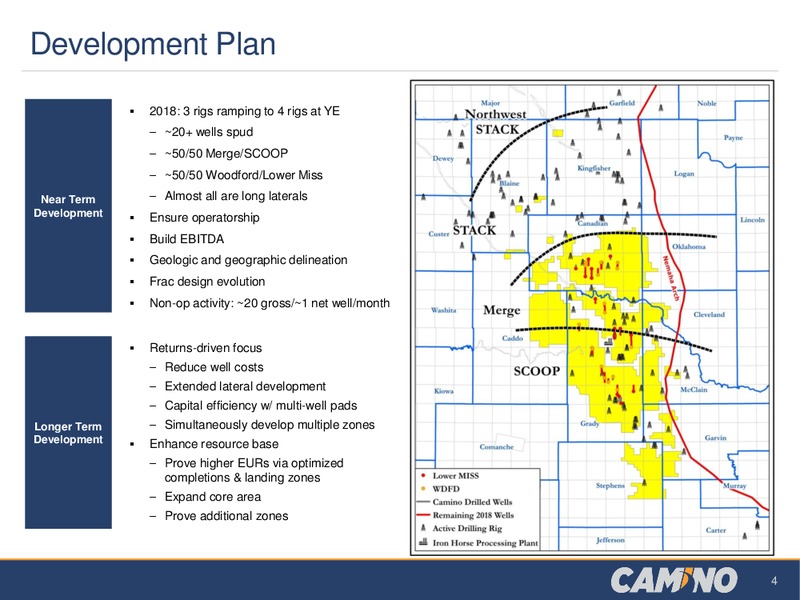 August 2018 Enercom Conference – Camino Natural Resources LLC – slide 4