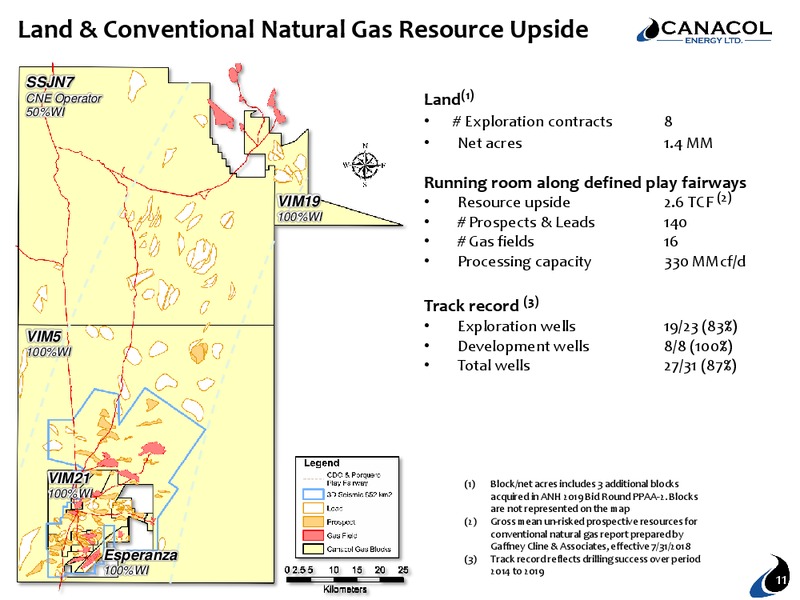 January 2020 Corporate Presentation – Canacol Energy Ltd. – slide 11