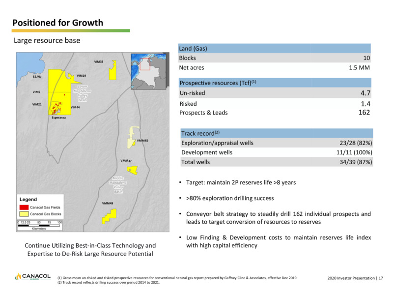March 2021 Corporate Presentation – Canacol Energy Ltd. – slide 17