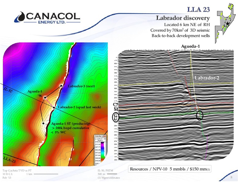 CIBC 2013 ENERGY CONFERENCE – Canacol Energy Ltd. – slide 7