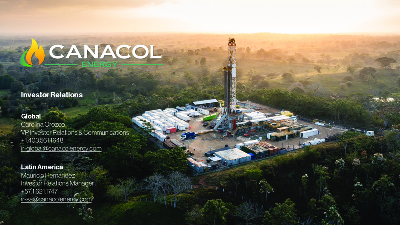 May 2025 Corporate Presentation – Canacol Energy Ltd. – slide 35
