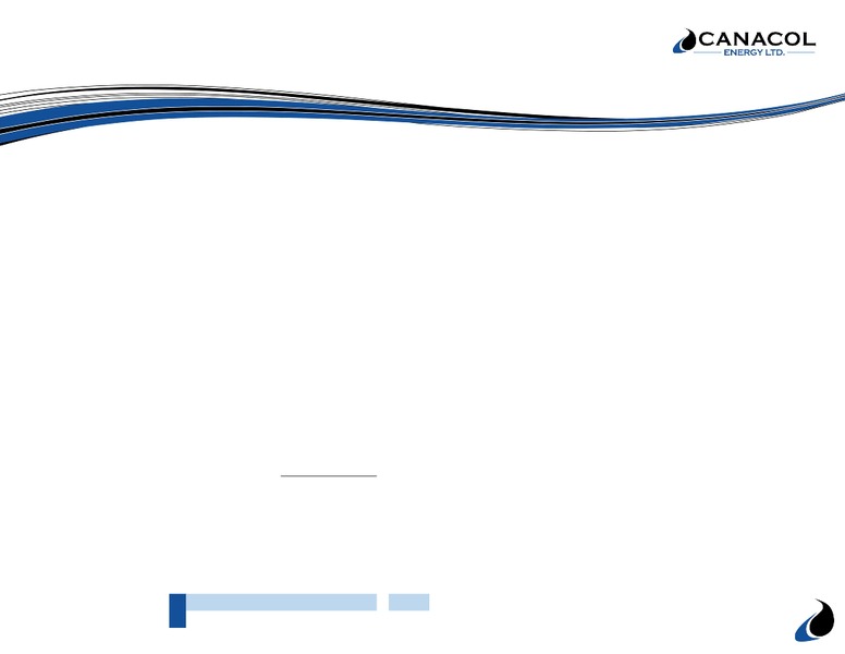 May 2019 Corporate Presentation – Canacol Energy Ltd. – slide 10