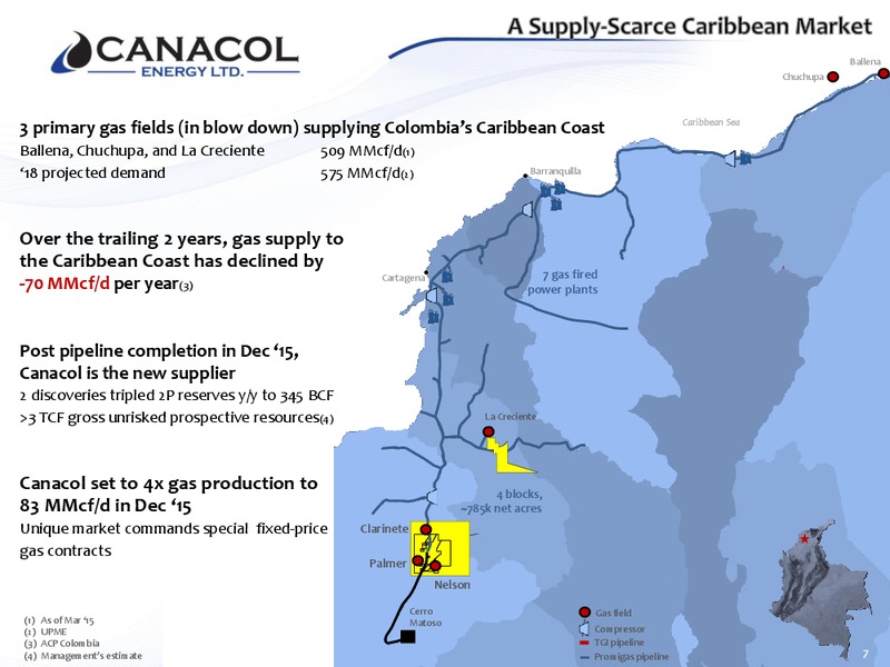 September 2015 Investor Presentation – Canacol Energy Ltd. – slide 6
