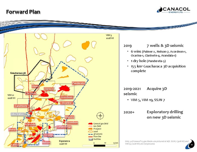November 2019 Investor Presentation – Canacol Energy Ltd. – slide 11