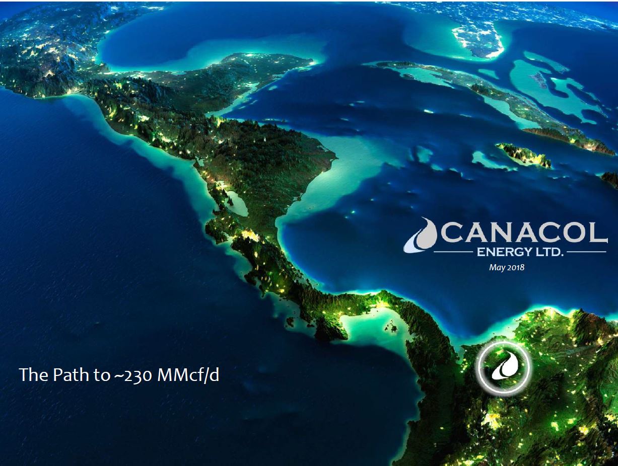 May 2018 Corporate Presentation – Canacol Energy Ltd. – slide 1