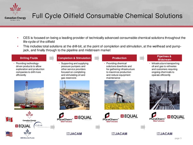 June 2015 Investor Presentation – Canadian Energy Services & Technology Corp. – slide 2