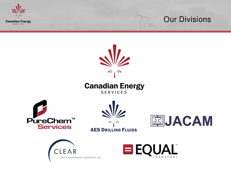 June 2015 Investor Presentation – Canadian Energy Services & Technology Corp. – slide 11