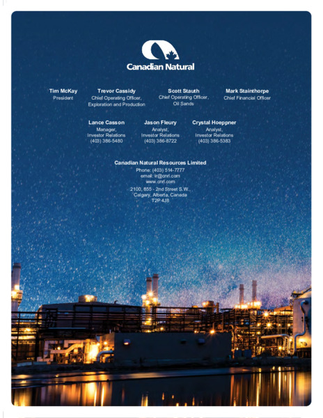 October 2023 Investor Presentation – Canadian Natural Ltd – slide 48