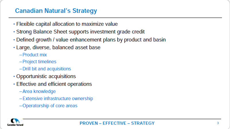 January 2018 Corporate Presentation – Canadian Natural Resources (CNRL) – slide 5