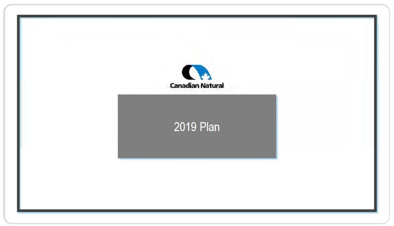 April 2019 Corporate Presentation – Canadian Natural Resources (CNRL) – slide 50