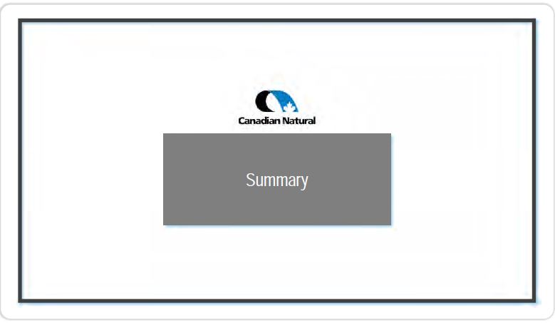 May 2019 Corporate Presentation – Canadian Natural Resources (CNRL) – slide 64