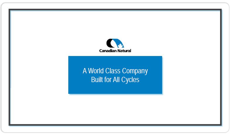 July 2019 Corporate Presentation – Canadian Natural Resources (CNRL) – slide 5