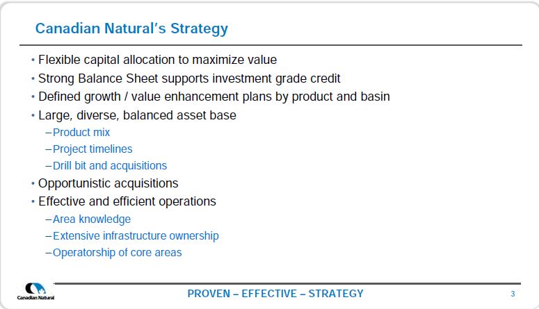 October 2018 Corporate Presentation – Canadian Natural Resources (CNRL) – slide 5