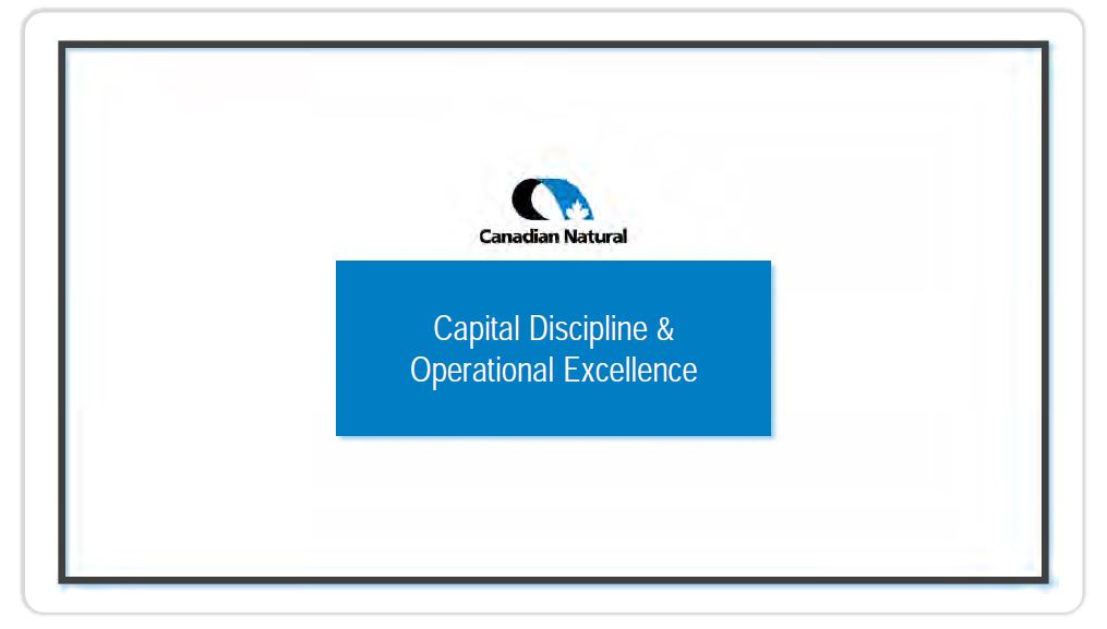 October 2019 Corporate Presentation – Canadian Natural Resources (CNRL) – slide 18