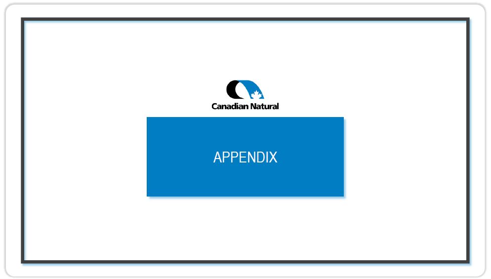 November 2019 Corporate Presentation – Canadian Natural Resources (CNRL) – slide 32