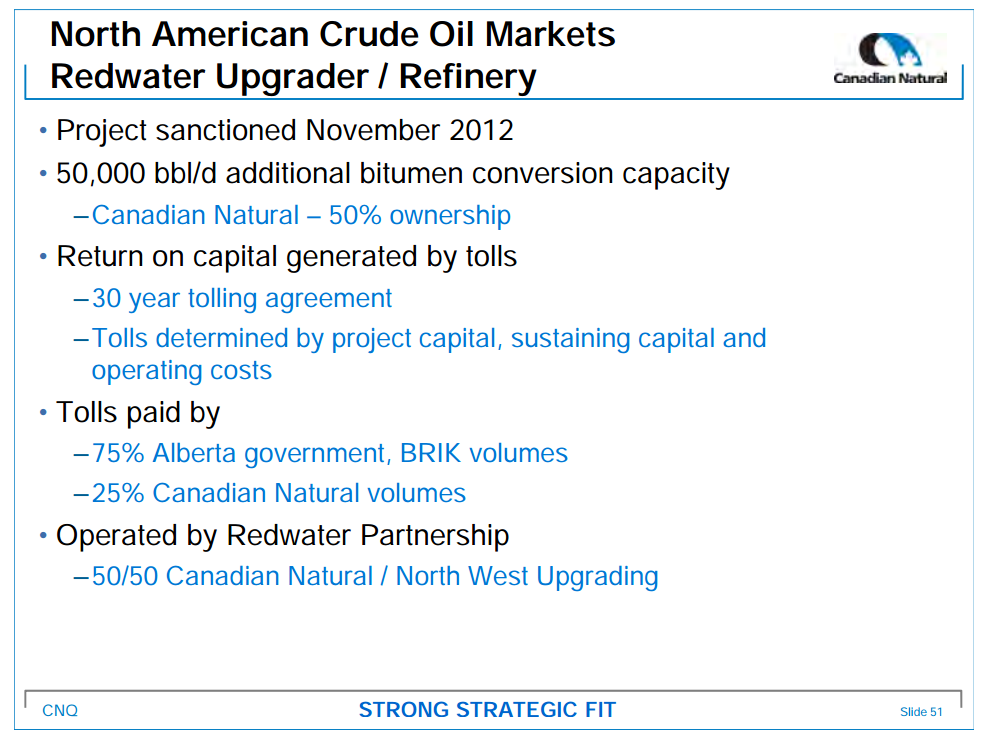 February 2015 Investor Presentation – Canadian Natural Resources Limited (CNRL) – slide 50