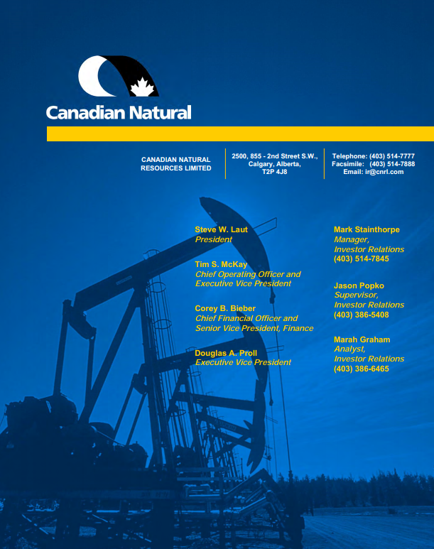 February 2014 Investor Presentation – Canadian Natural Resources Limited (CNRL) – slide 78