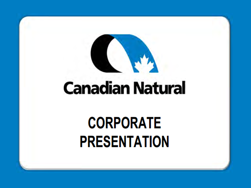 March 2017 Investor Presentation – Canadian Natural Resources Limited (CNRL) – slide 1