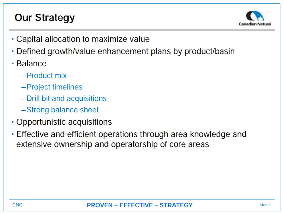 August 2015 Corporate Presentation – Canadian Natural Resources Limited (CNRL) – slide 5