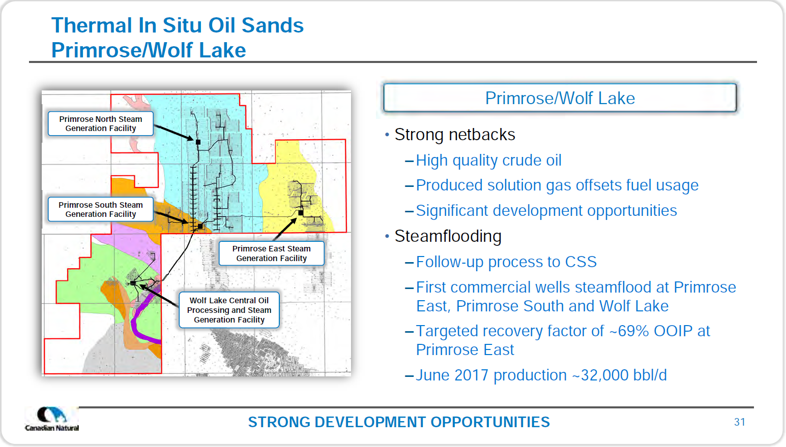 September 2017 Corporate Presentation – Canadian Natural Resources Limited (CNRL) – slide 33