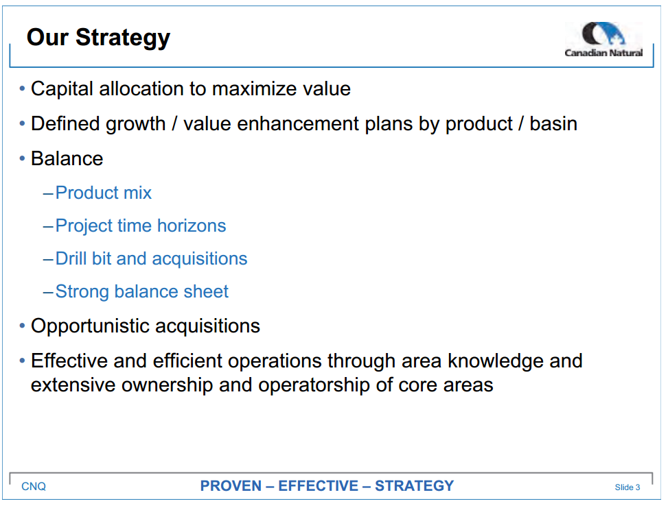 October 2014 Investor Presentation – Canadian Natural Resources Limited (CNRL) – slide 5