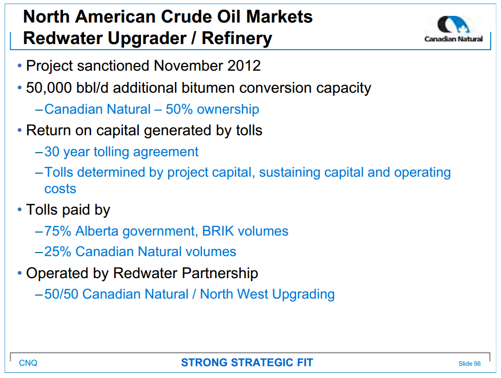 November 2014 Investor Presentation – Canadian Natural Resources Limited (CNRL) – slide 57