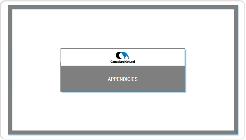 2018 Budget Presentation – Canadian Natural Resources Limited (CNRL) – slide 48