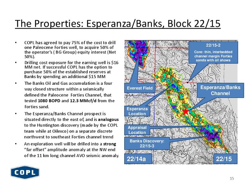 CANACCORD GENUITY GLOBAL ENERGY CONFERENCE – Canadian Overseas Petroleum Ltd – slide 14