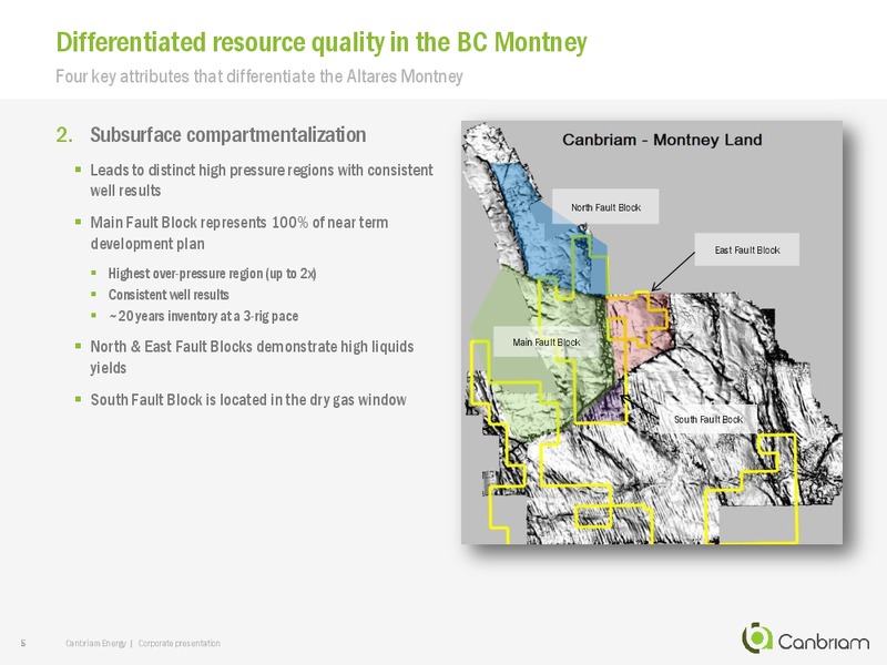 March 2016 Investor Presentation – Canbriam Energy – slide 5