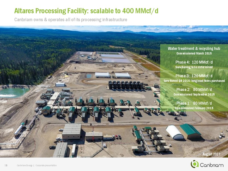 May 2018 Corporate Presentation – Canbriam Energy – slide 9