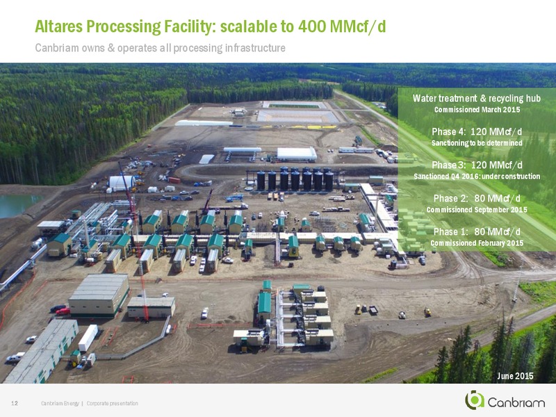 July 2017 Corporate Presentation – Canbriam Energy – slide 12