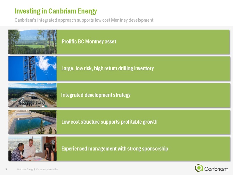 September 2017 Corporate Presentation – Canbriam Energy – slide 3