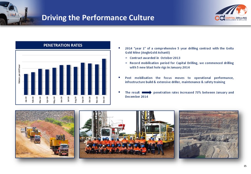 2014 ANNUAL RESULTS PRESENTATION – Capital Drilling Ltd – slide 14