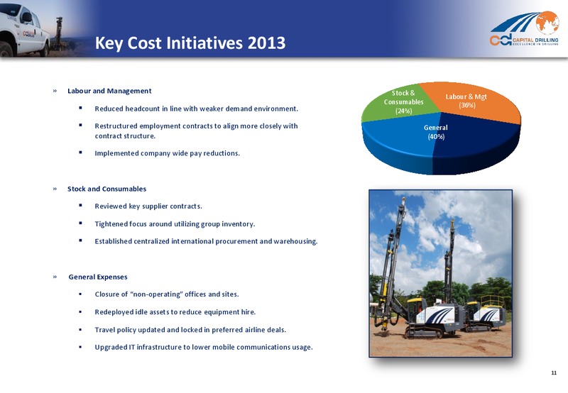 2013 ANNUAL RESULTS – Capital Drilling Ltd – slide 10